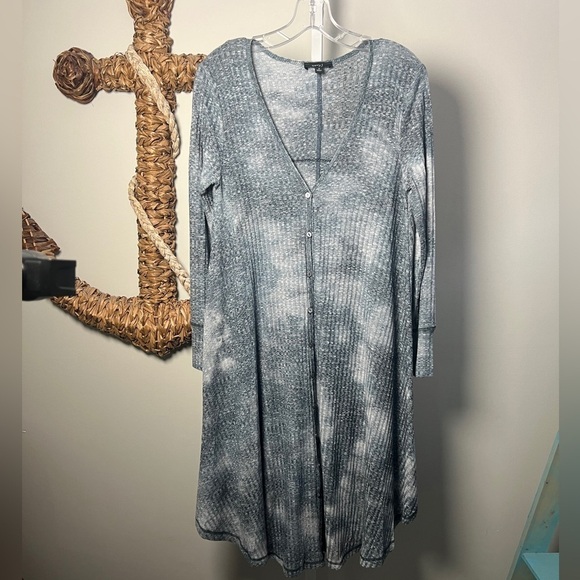 Upcycled Custom Made Full Button Lightweight Cardigan-Tupac - Picture 1 of 9